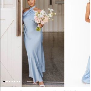 Jasmine halter maxi dress